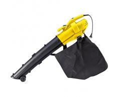 Syntrox Germany 2600 Watt Compact 3 in 1 Laubsauger Laubbläser Häcksler mit Fangsack