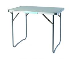 Mojawo Praktischer XL Aluminium Campingtisch Klapptisch Gartentisch Camping mitTragegriff Reisetisch L70xB50xH59cm