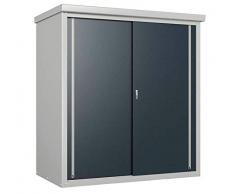 Gartenschrank Geräteschrank Trimetals Guardian 172x90x187cm grau/anthr