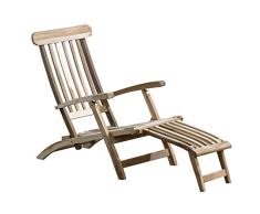 CHICREAT Teakholz Deckchair Liege Gartenliege Sonnenliege massiv