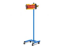 MSW Lacktrockner Infrarot Trockner Strahler IR-DRYER1000 (1100 W, 1 Strahler, 40–100 °C, Trocknungsfläche 800 x 500 mm, Timer 1–60 min)