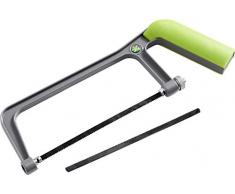 HABA 304482 - Terra Kids Bügelsäge, ergonomische Säge für Kinder, je ein Holz- und Metallsägeblatt, mit Spannschraube, passt perfekt in den Terra-Kids Werkzeugkasten-Bausatz