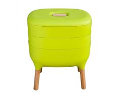 DESIGN-KOMPOSTER - WURMKOMPOSTER - KOMPLETT-SET mit 1000 KOMPOSTWÜRMERN & Zubehör I Jetzt Küchenabfälle kinderleicht in Pflanzen-Dünger umwandeln I Wurmkiste - Wurmfarm für Küche, Balkon und Garten