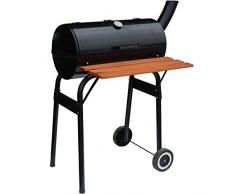 Syntrox Germany L Smoker Barbecue BBQ Grill Holzkohlegrill Grillwagen