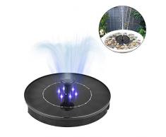 2,4W Solar Brunnenpumpe Mini Wasserdichter Haltbarer LED- Sonnenkollektor Mit Tauchpumpe Für Vogelbade Gartenbrunnen