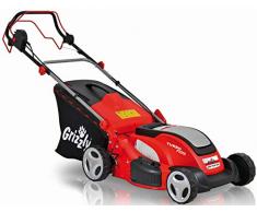 Grizzly Elektro Rasenmäher ERM 1846 GTA mit Stahlgehäuse Selbstantrieb 1800 W Power Motor 46 cm Schnittbreite Mulchfunktion