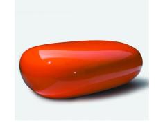 driade Koishi Sitzinsel/Sitzbank, orange lackiert