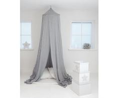 Jabadabado Betthimmel Baldachin Zimmerzelt in drei Farben (Uni grau)