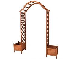 Nexos Holzeingang Torbogen Rosenbogen Rankhilfe Spalier Pergola Topfstellplätze Holz