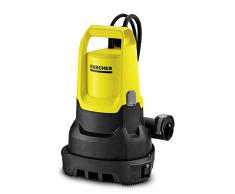 Kärcher Schmutzwasser-Tauchpumpe SP 5 Dual (Fördermenge: max. 9500 l/h, Restwasserhöhe: 1 mm, Abpumpen von Wasser mit bis zu 20 mm großen Schmutzpartikeln, Schwimmerschalter, komfortabler Tragegriff)