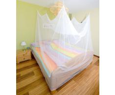 infactory Reise-Moskitonetz für Doppelbetten (2 x 2 x 2 m), 280 Mesh