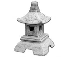 gartendekoparadies.de Schöne Yukimi Oki Gata Steinlaterne aus Steinguss, frostfest