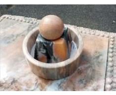 Zimmerspringbrunnen, Bonsai brunnen marmorstein kugel 7cm