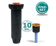 Rain Bird Set> 10x Versenkregner Typ 1804 inkl. Düsen Typ 18-Van