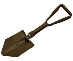 inet-trades BW Klappspaten mit Tasche, Coyote, vglb. Bundeswehr/US Army Militär Schaufel/Feldspaten/Spaten aus Metall/Stahl. Ideal für Outdoor, Camping, Survival und Jagd. Original GmbH Produkt