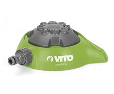 VITO Garden - 360° 8 Sprüh-Funktionen Rasensprenger, Kreis-Rasensprinkler