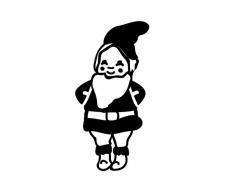 Mini Stempel Gartenzwerg, niedliche Ministempel ca.12mm Durchmesser