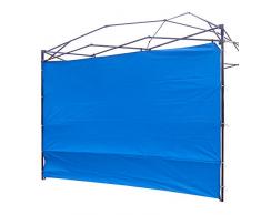 NINAT Seitenteile Seitenwände Seitenplanen Seite Privatsphäre Panel Seitenteil Wand für 3 M Pavillon Partyzelt Gartenzelt Sonnenschirm (Pavillon Rahmen Nicht inbegriffen) - 1 Stück Blau