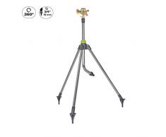 VITO Garden - Kreis-und Sektorenregner 360°, Kreisregner bis 624m², Set mit Dreibeinstativ, Kreisregner, Sektorenregner, Impulsregner, Teilkreisregner