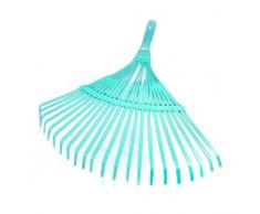 Laubrechen 22 Zinken Metal Laubharke Rechen Rasenrechen Harke 47 cm breit