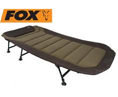 Fox Eos 3 Bed 220x100cm Karpfenliege, Angelliege zum Nachtangeln, Liege zum Camping, Campingbett, Campingliege, Feldbett