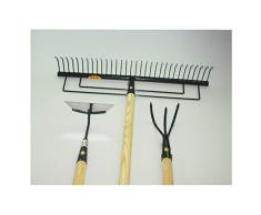 Polar-Set Rasenrechen 60 cm Unkrauthacke und 3-Zinken-Jäter mit Stiel
