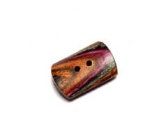 Knit Pro Symfonie Stricknadeln, aus Holz, 25 mm, Fliederfarben, Gebogen, Fliesen, Knopf, bunt