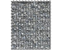 TecTake Gabione Steinkorb | Korrosionsbeständig und langlebig | Maschen 5x10 cm | Diverse Größen (100x30x80 cm | Nr. 402781)