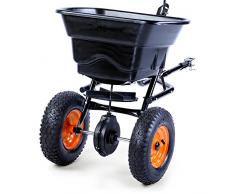 FUXTEC FX-GS36S Streuanhänger Salzstreuer Saatgutstreuer Düngerstreuer Handstreuer Streuwagen