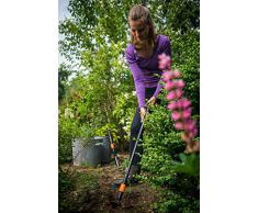 Fiskars Doppelhacke, Gerätekopf, Länge: 18,5 cm, Stahl-Kopf, Schwarz/Orange, QuikFit, 1000735