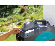 GARDENA Wand-Schlauchbox 35 roll-up automatic Li: Automatische Schlauchtrommel zur Wandmontage, Einzug über Akku per Tastendruck, 180 Grad schwenkbar, Schlauchlänge 35 m (8025-20)