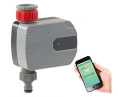 Royal Gardineer Bewässerung, Bluetooth: Bewässerungscomputer mit Bluetooth, App-Steuerung über Android und iOS (Wasserhahn per App steuern)