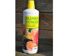 Blumendünger,flüssig,Floralin,Zimmer,-Balkon-und Gartenpflanzen,4 X 1 Ltr.