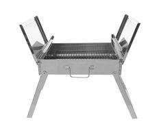 Mustang Klappgrill | BBQ Holzkohlegrill | Reisegrill | Tischgrill | Picknick Campinggrill