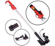 ONVAYA® Elektrische Gartenschere mit Teleskopstiel | Astschere | Strauchschere mit Akku | Baumschere | Teleskopschere | Astschneider