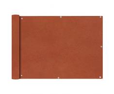 tidyard Balkonsichtschutz Balkonverkleidung Balkon Sichtschutz UV-Schutz Oxfordgewebe Wasserdicht Aluminium?sen + 12 m PE-Seil Gr??e