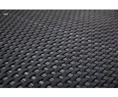 (17,99€/m2)Balkonverkleidung Sichtschutz Meterware Balkonsichtschutz Polyrattan Balkonbespannung RD03-anthrazit90