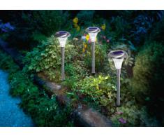 esotec Solarleuchte "Capri" 3-er Set 102068