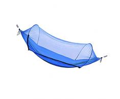 IPOTCH Camping Hängematte Outdoor Polyester Fallschirm Hängematte - Königsblau