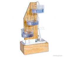matches21 Zimmerbrunnen Indoor Wasserbrunnen Tischbrunnen als Bausatz f. Kinder Werkset Bastelset ab 13 Jahren