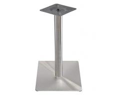 Tischgestell Single Edelstahl Quadratisch 45 x45 cm Untergestell Tischfuß Bistrotisch Bistro Gastro Tisch