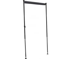 Angerer Balkon Sichtschutz Style granit, 270 x 150 x 225 cm, 2317/005, Grau