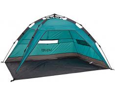 Uquip XL Strandzelt Buzzy mit UV Schutz 50+ Sonnenschutz, Windschutz