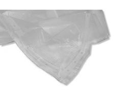 Profi Gitterplane 4x8m - 220 g/m² (!) Gitterfolie Gewächshausfolie Folie für Gewächshaus Gartenfolie Gartengitterfolie UV-Folie uv beständige Folie 2 Jahre UV Garantie weiss transparent durchsichtig