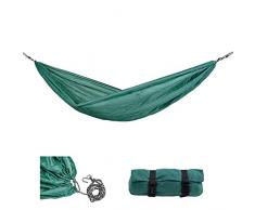 AMAZONAS Ultra-Light Hängemattenset Travel Set Jungle große Leichthängematte inkl. Seil und Haken 450 g / 275 x 140 cm/bis 120 kg
