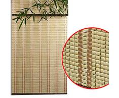 Bambusvorhang Top / Exterieur Roll Shades Blinds, Blackout Sonnenschutz Deck Pavillon Patio im Freien Sonnenschirm, 85cm / 105cm / 125cm / 135cm Breit Jalousie ( Color : W×H , Size : 105×140cm )