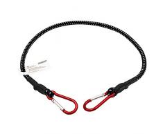 Deuba® Spanngummi 100 cm Gepäckspanner stabile Karabinerhaken witterungsbeständig Spanngurt Gepäckgummi Expander