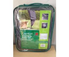 Ampelschirm Schutzhülle Polyester grau 265x70cm Schutzhaube Abdeckung
