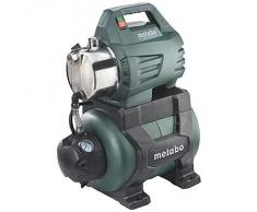 Metabo Hauswasserwerk HWW 4500/25 Inox (1300 Watt, 4,8 bar, 24 Liter, Fördermenge 4500 Liter/Stunde, Vorfilter, Rückschlagventil Hauswasserautomat mit Start/Stop Automatik) 600972000