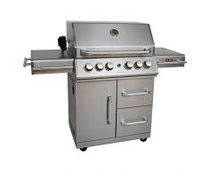 Mayer Barbecue ZUNDA Gasgrill MGG-342 Master mit Backburner